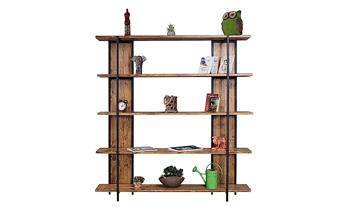 Wooden Ahşap Büyük Kitaplık